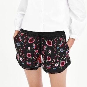 ZARA EMBROIDERED SHORTS